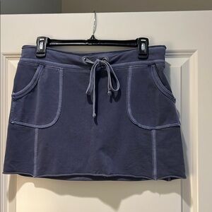 GAP Blue Mini Skirt with Tie Front for Athletic Wear